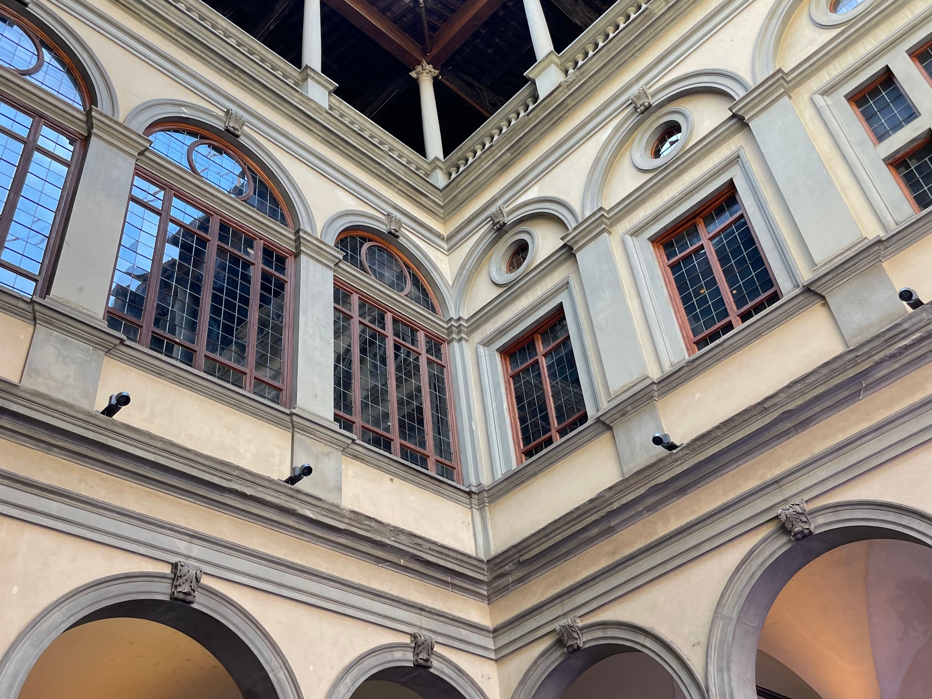 Palazzo Strozzi Courtyard Corner