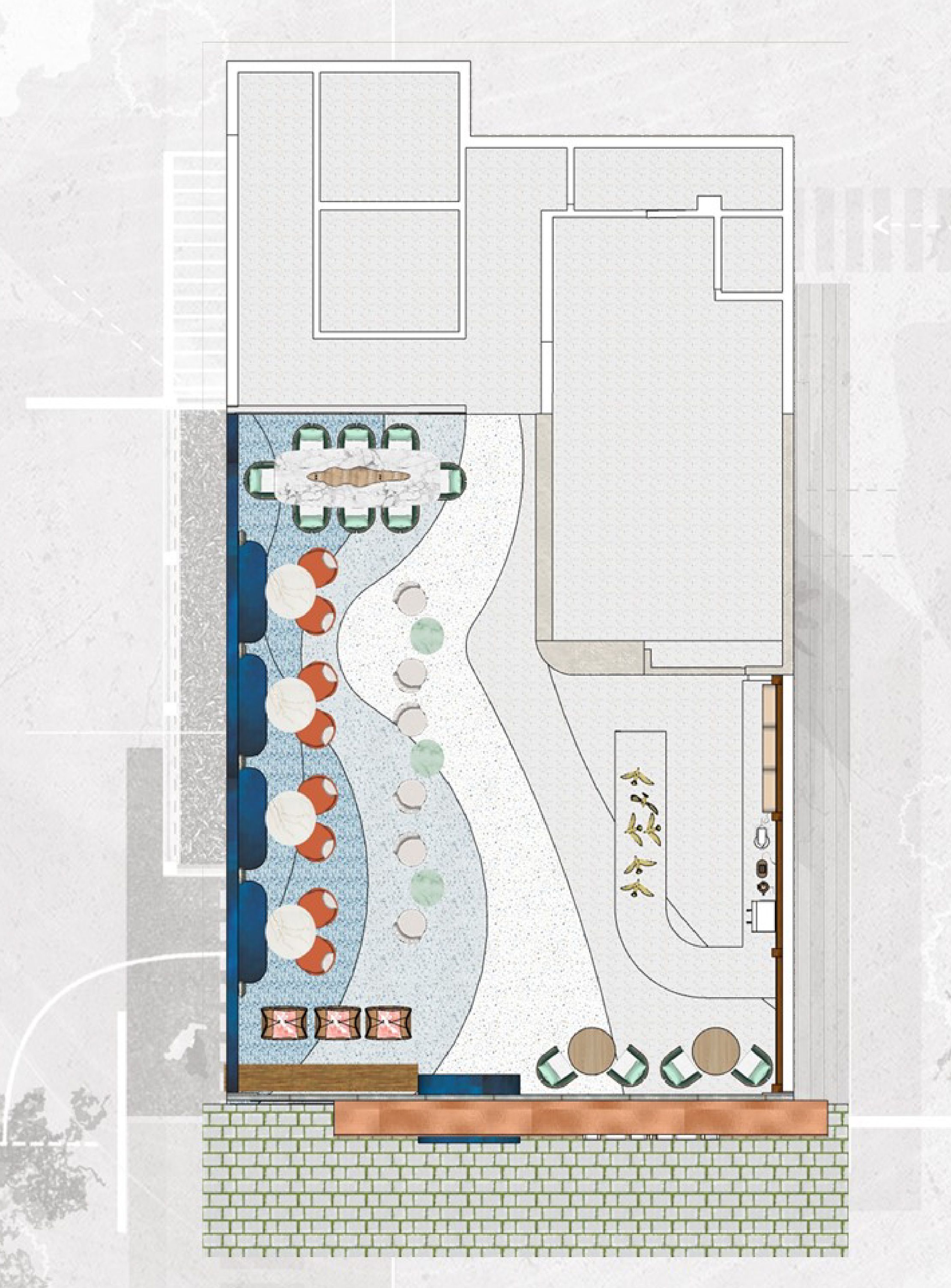 Coast Cafe Concept Site Plan - Arpita Muley