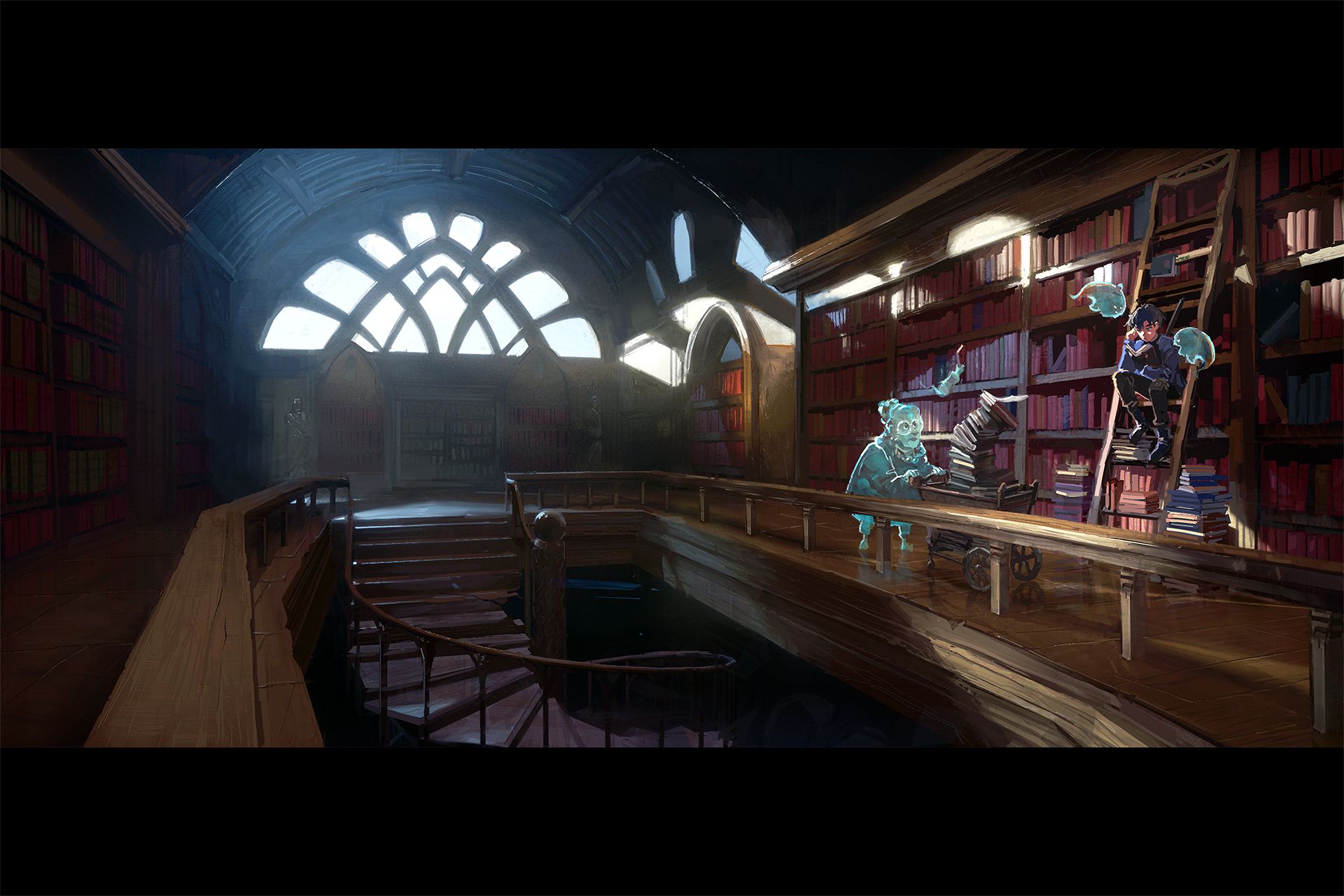 Search at the Magical Library