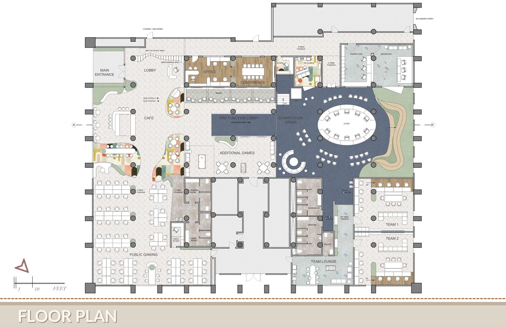 Esport Facility - Floor Plan - Arpita Muley
