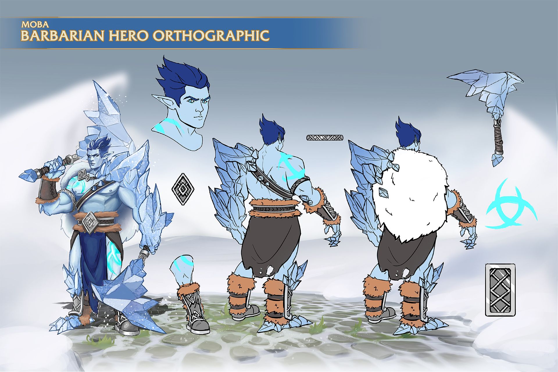Barbarian Hero Ortho