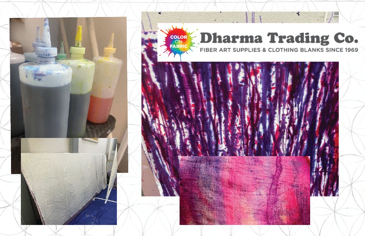 Textile Dyeing; Fiber reactive dyes on Hemp Silk Blend