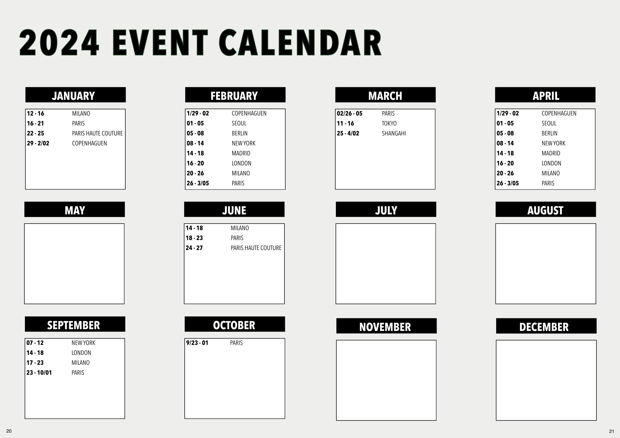 2024 fashion event calendar 