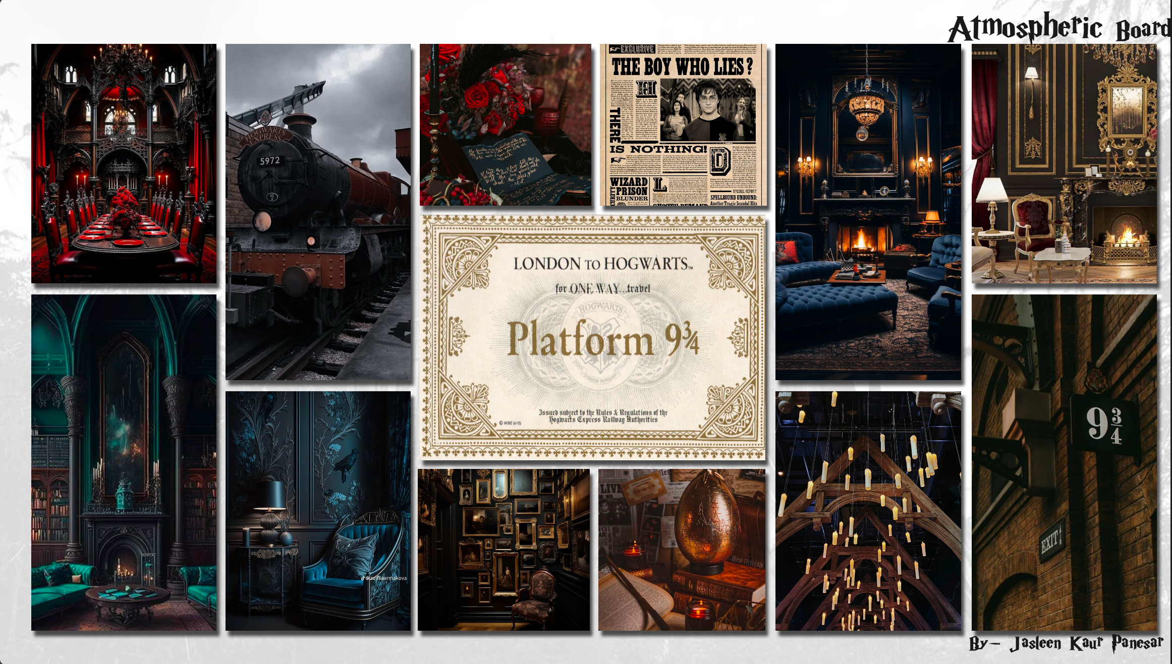 JasleenPanesar_HarryPotterCafe_AtmosphericBoard - Jasleen Panesar