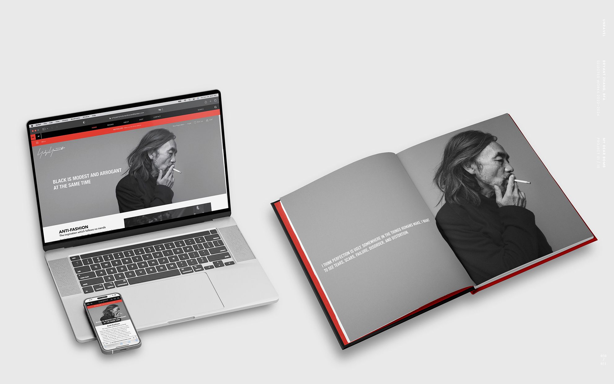 Yohji Yamamoto Book and Website