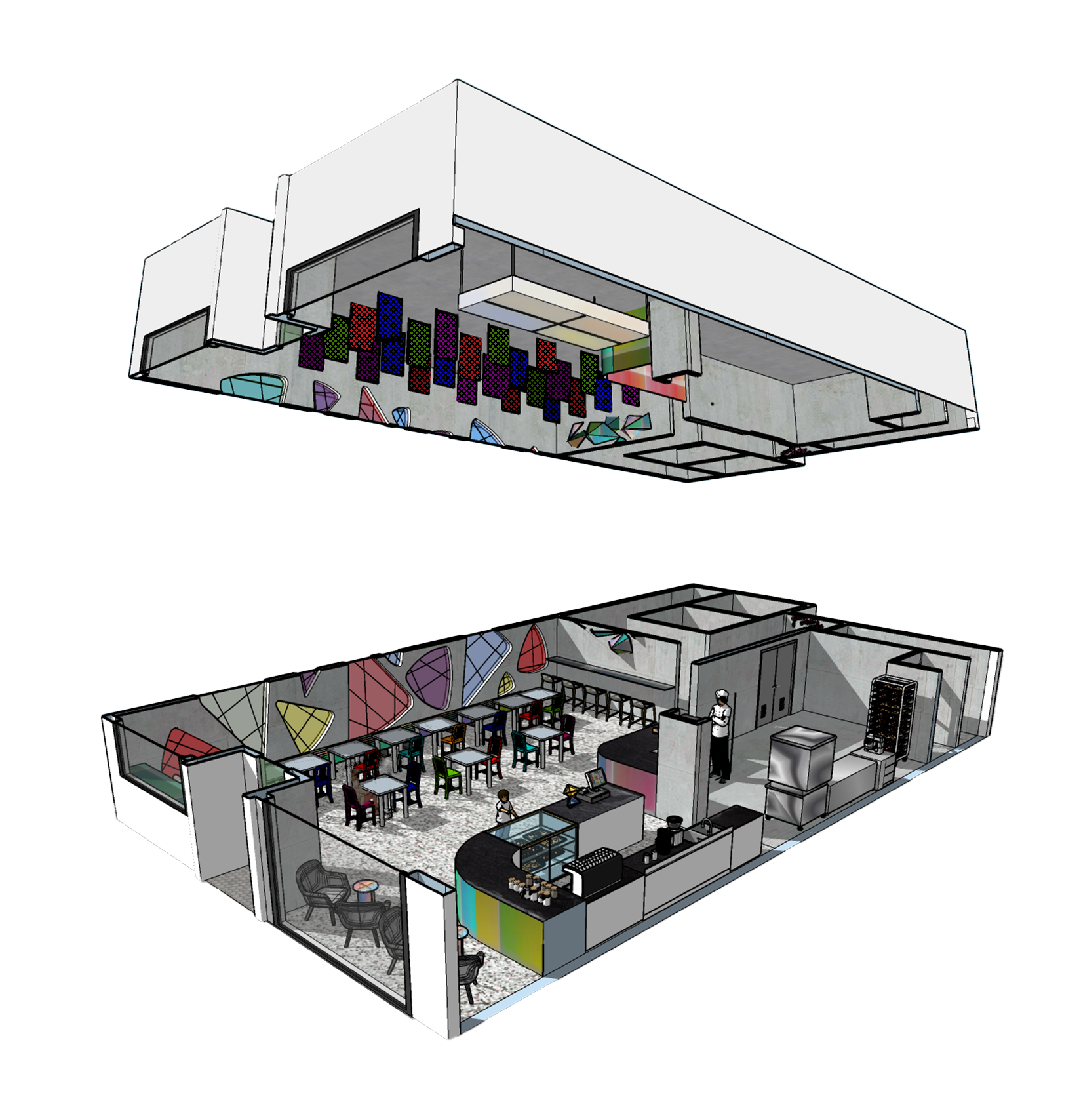 Sip&Shine-Isometric view - Meghana Duriseti