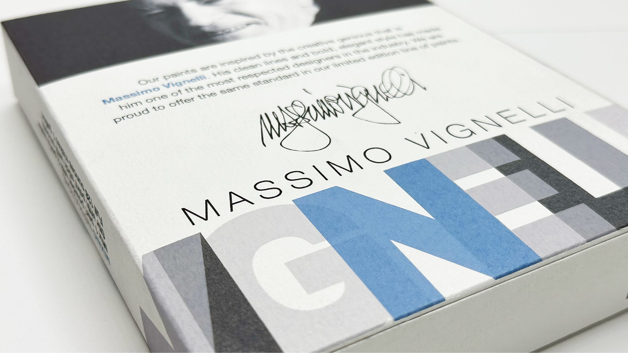 Massimo Vignelli Paint Packaging