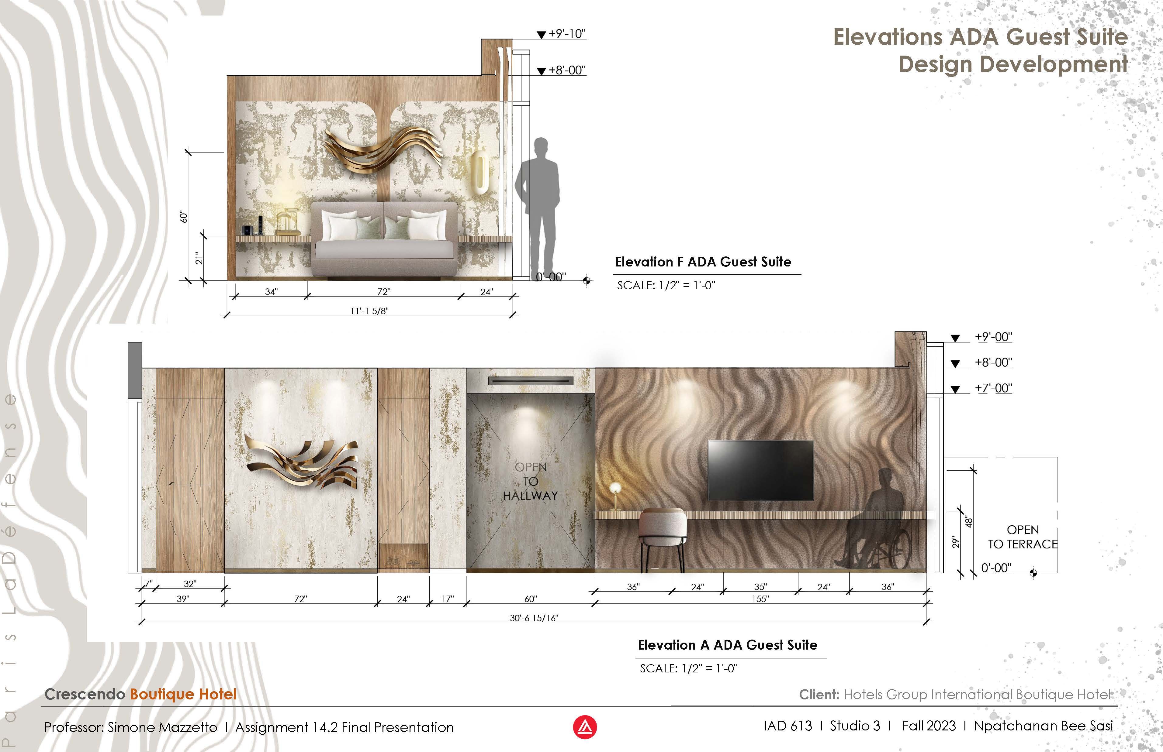 Crescendo Boutique ADA Guest Suite Elevation - eebbee augusta23