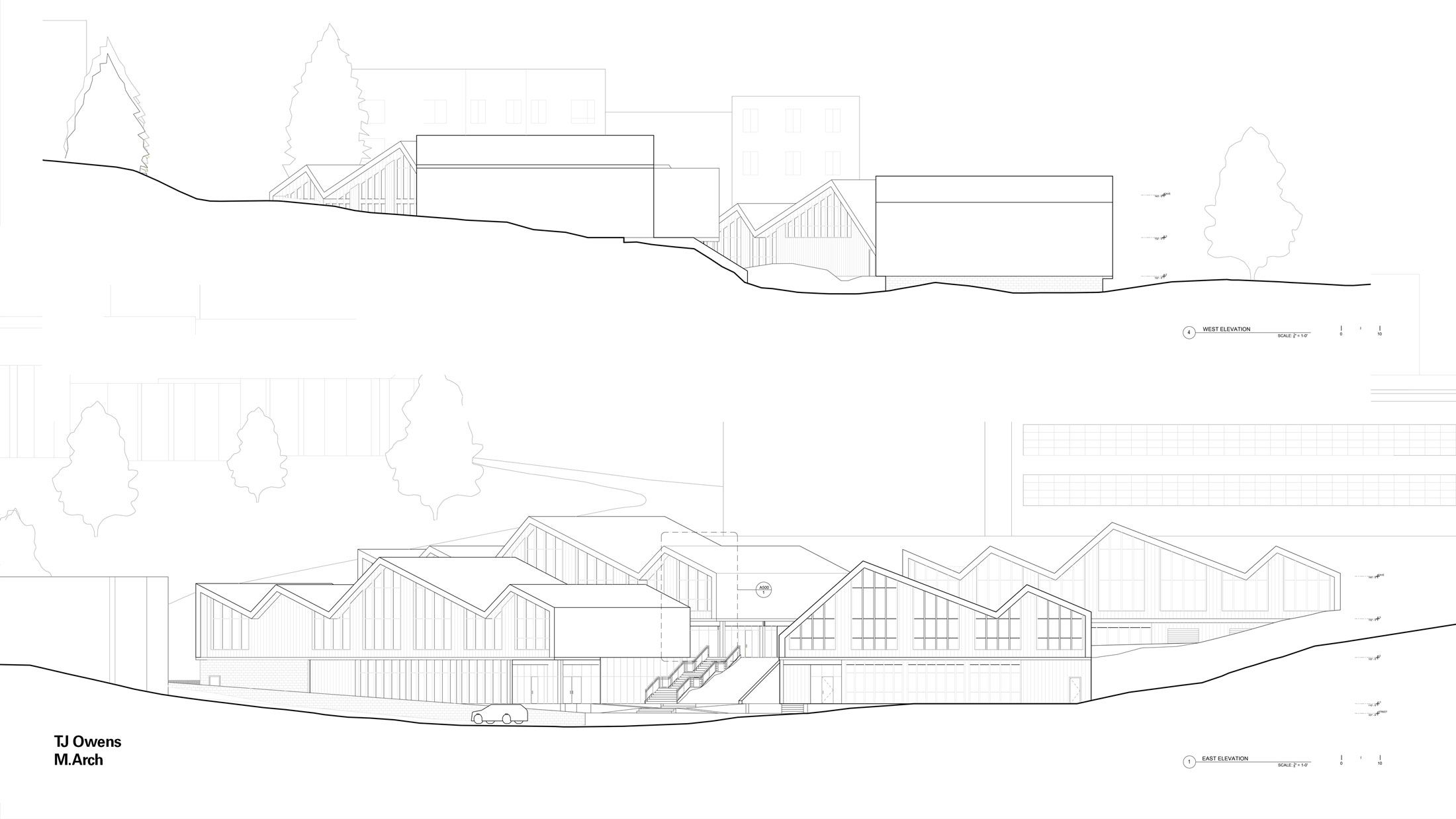 Andragogical Architecture: An Alternative Approach to Adult Learning in Bayview - Elevations