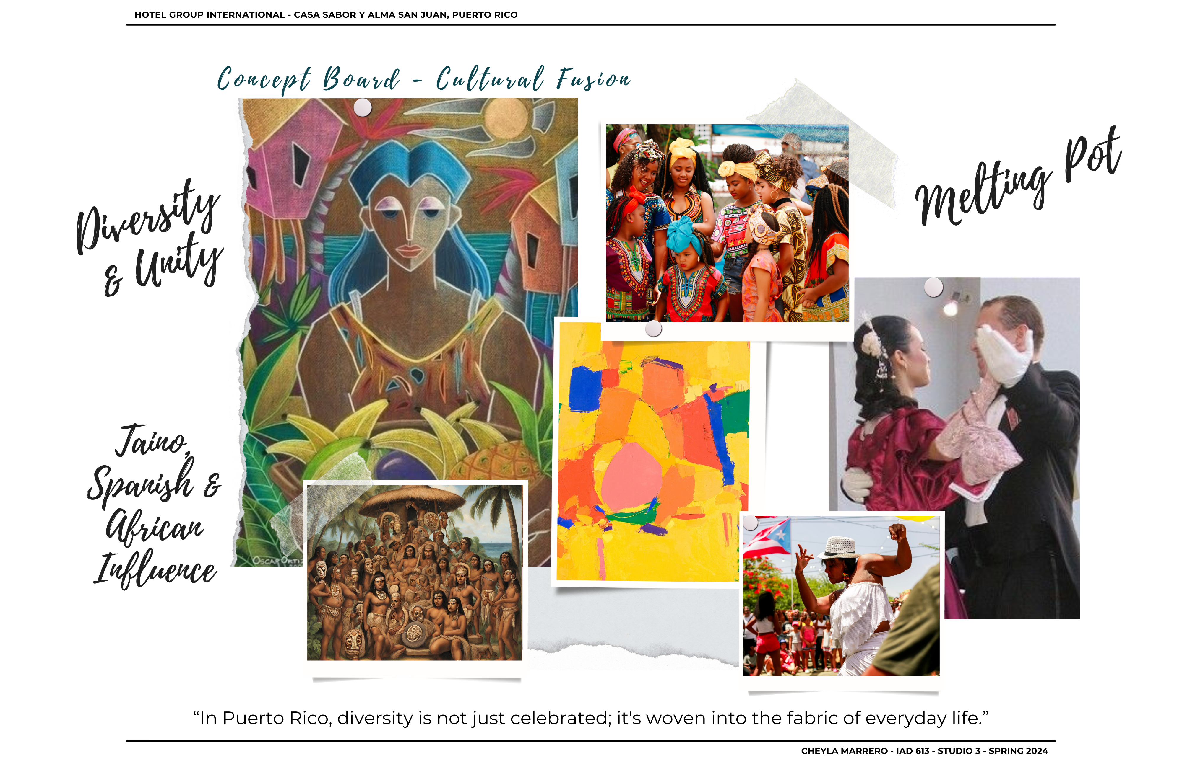 Boutique Hotel San Juan ,PR - Concept Board - cheyla marrero