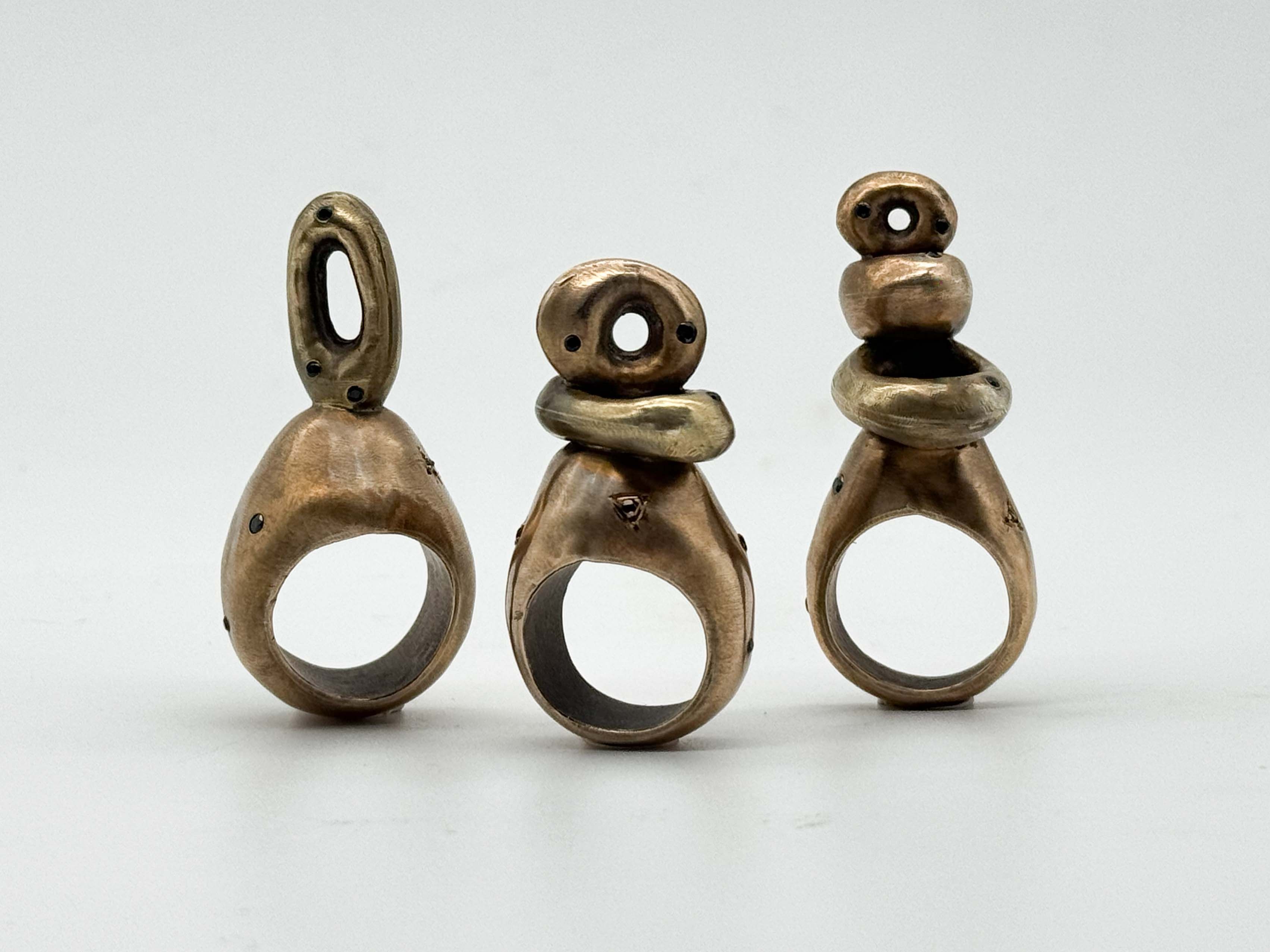 Hag Stones Ring Series