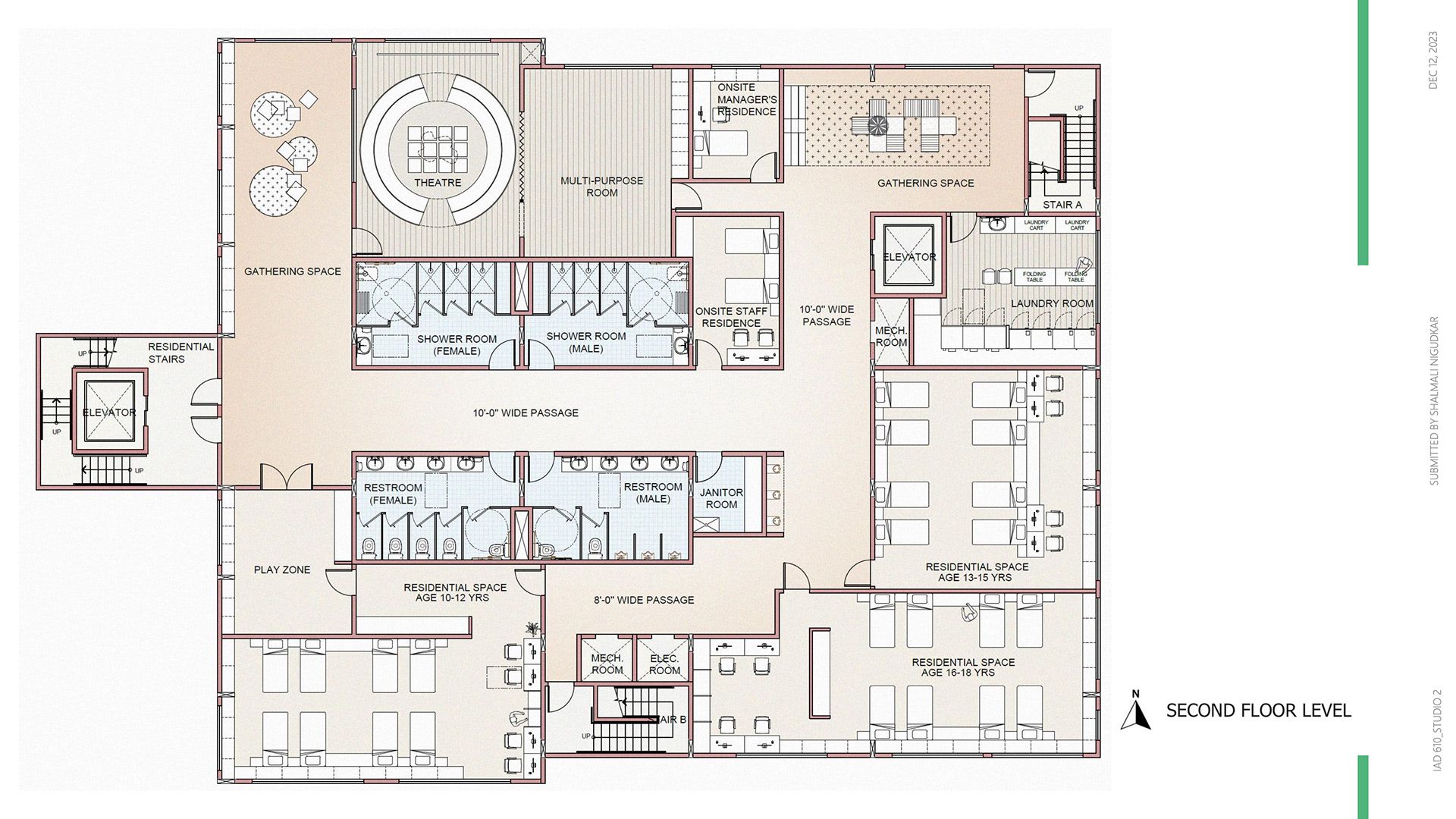 Community Center_Level 2 Floor Plan - Shalmali .Nigudkar