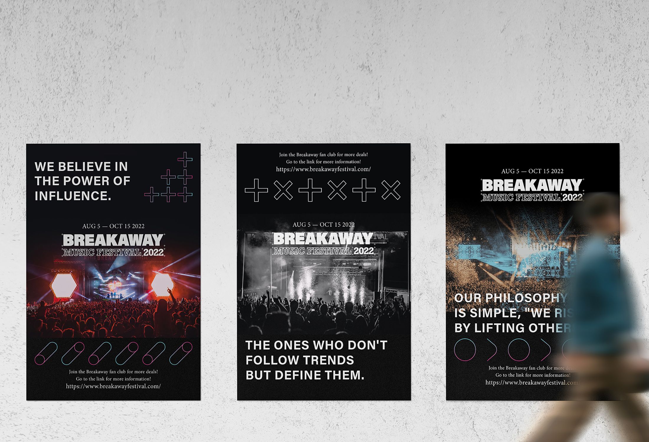 Breakaway Music Festival Posters