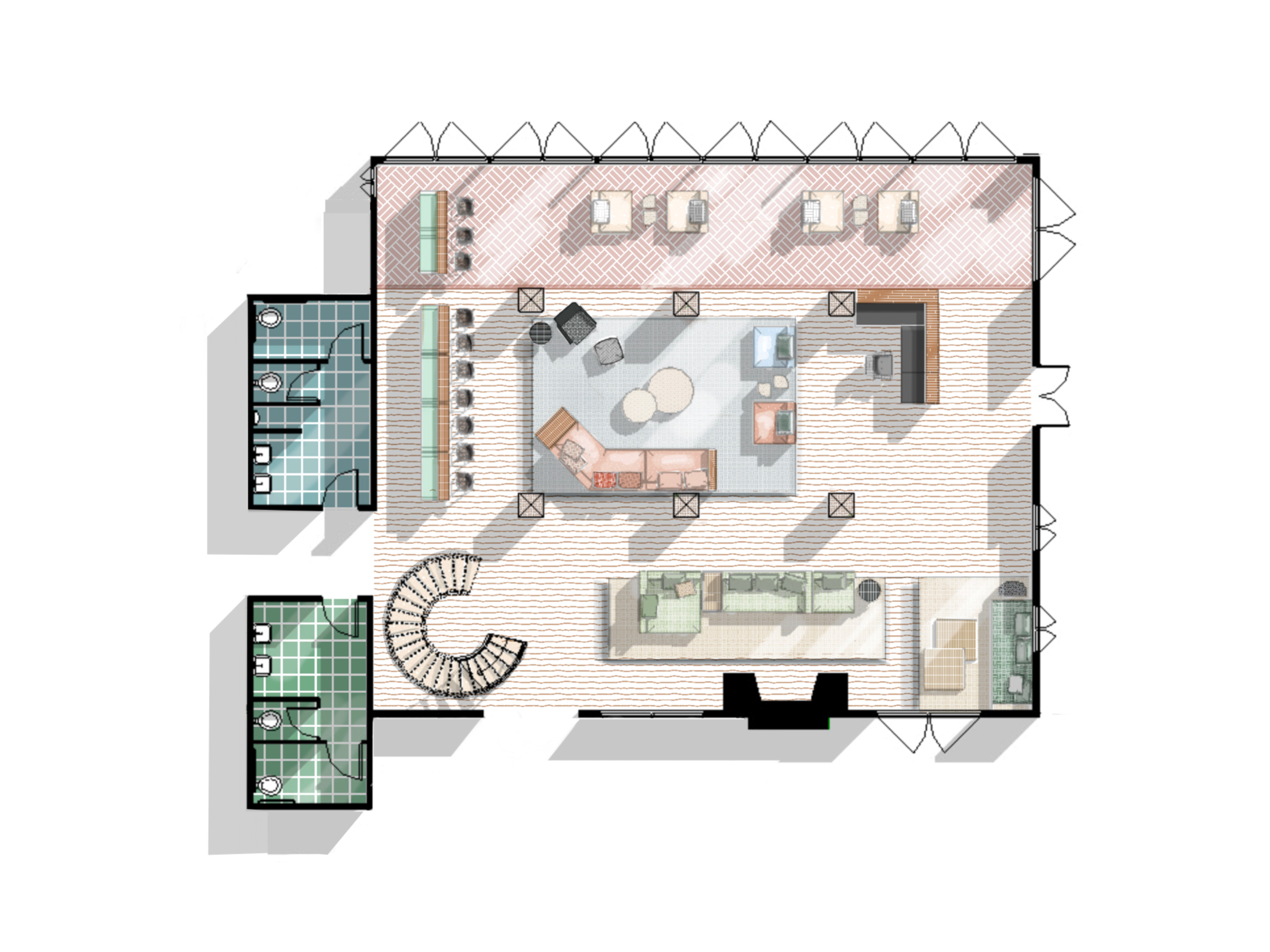 ArleneSalomon_ColoredFloorplan_Lobby - Arlene Salomon