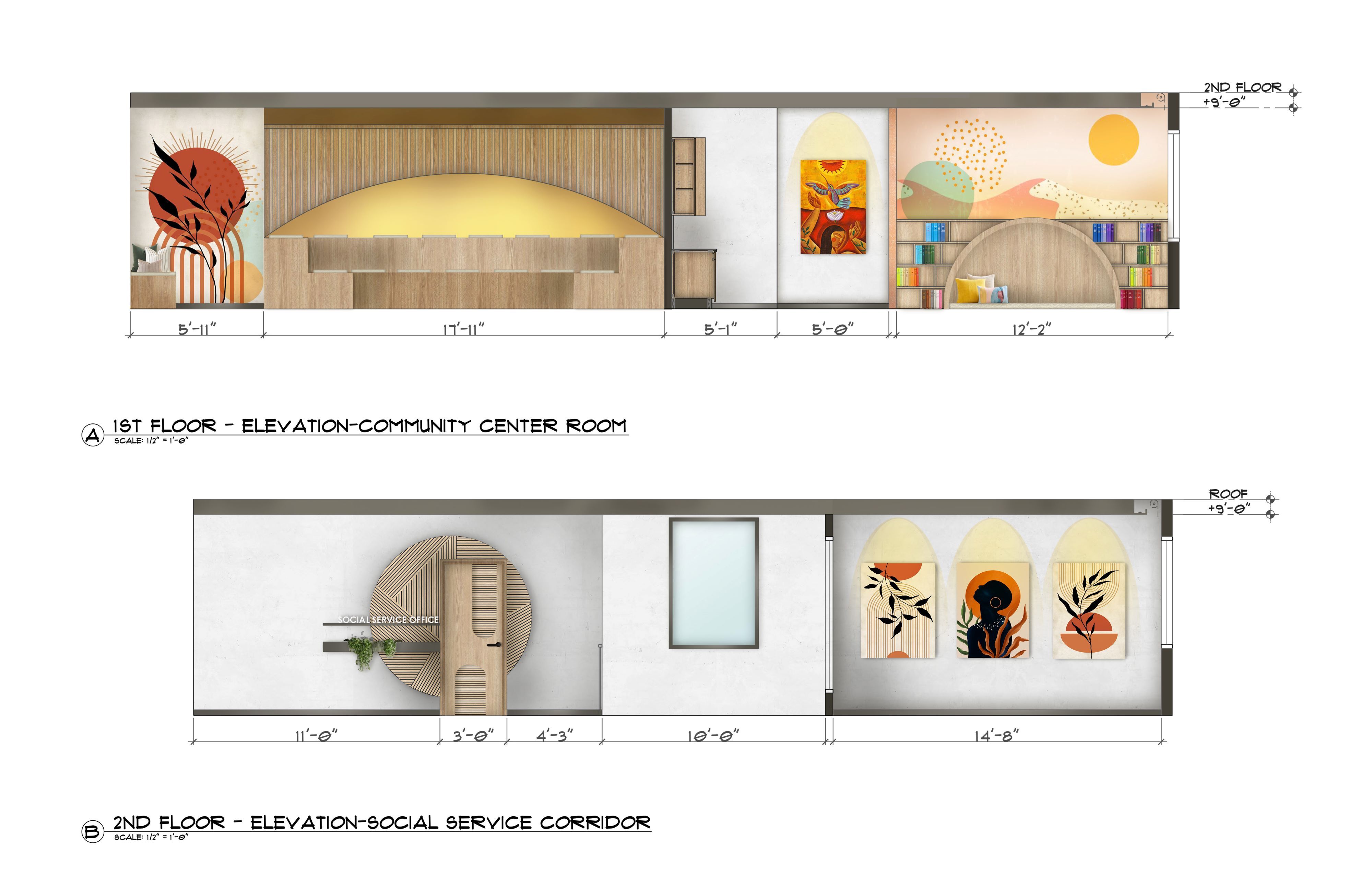 Community Refuge IAD610 Elevation Rendering - eebbee augusta23