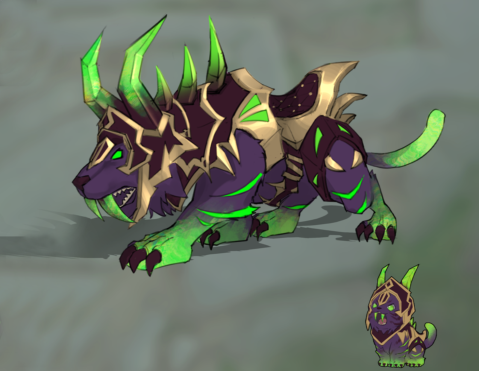 Netherworld Cat Mount