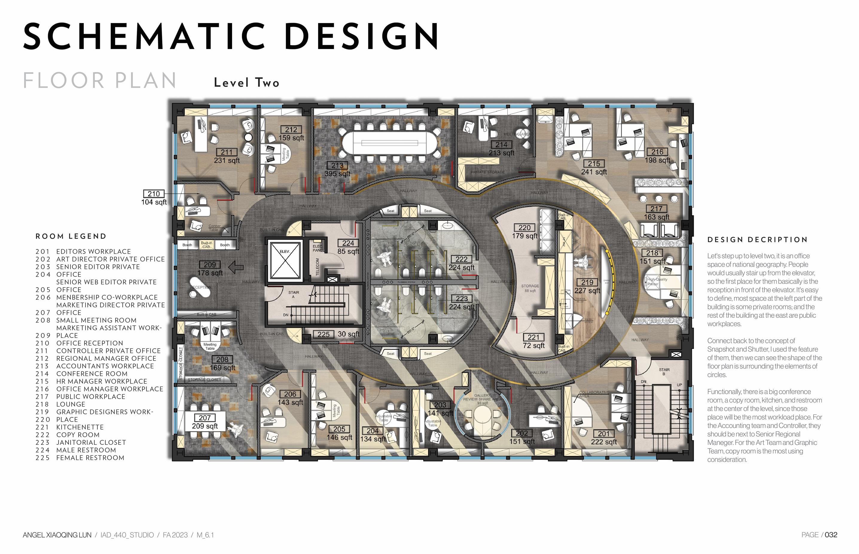 National  Geographic Complex_Schematic Floor Plan_2F - Angel D