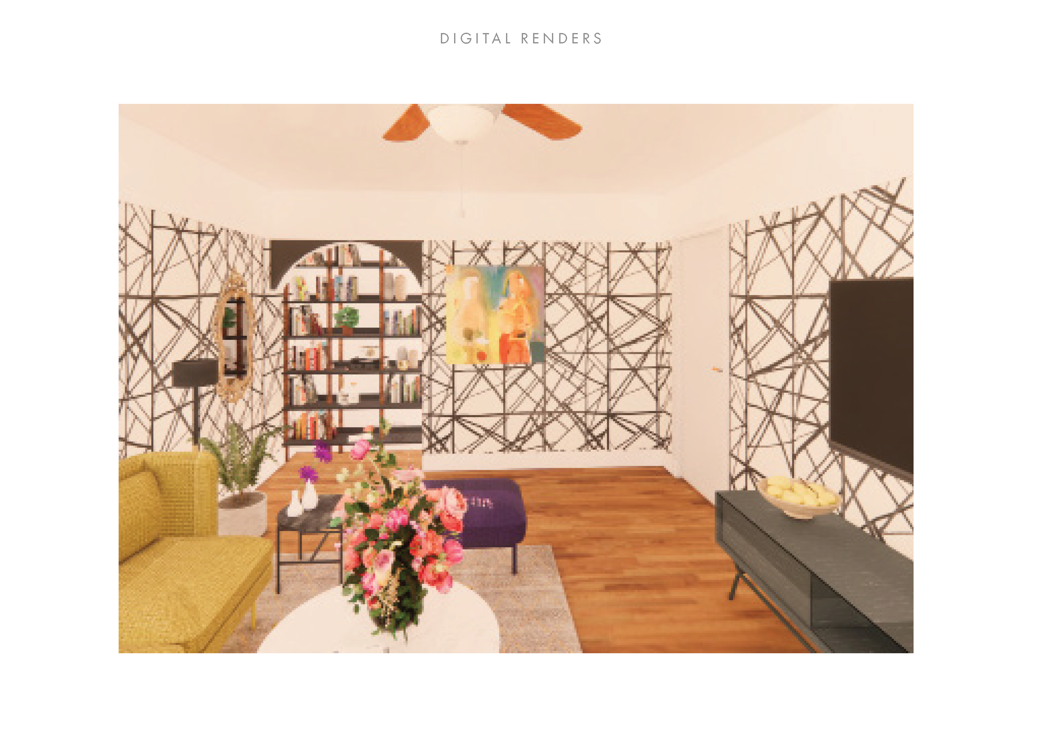 Entertainment Room Design - Parisa Ahmad 10