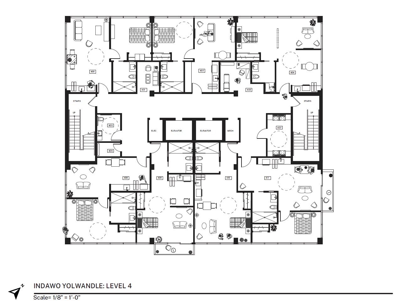 OmarCordova_SeniorLivingCenter_Level_3FloorPlan - Omar Córdova