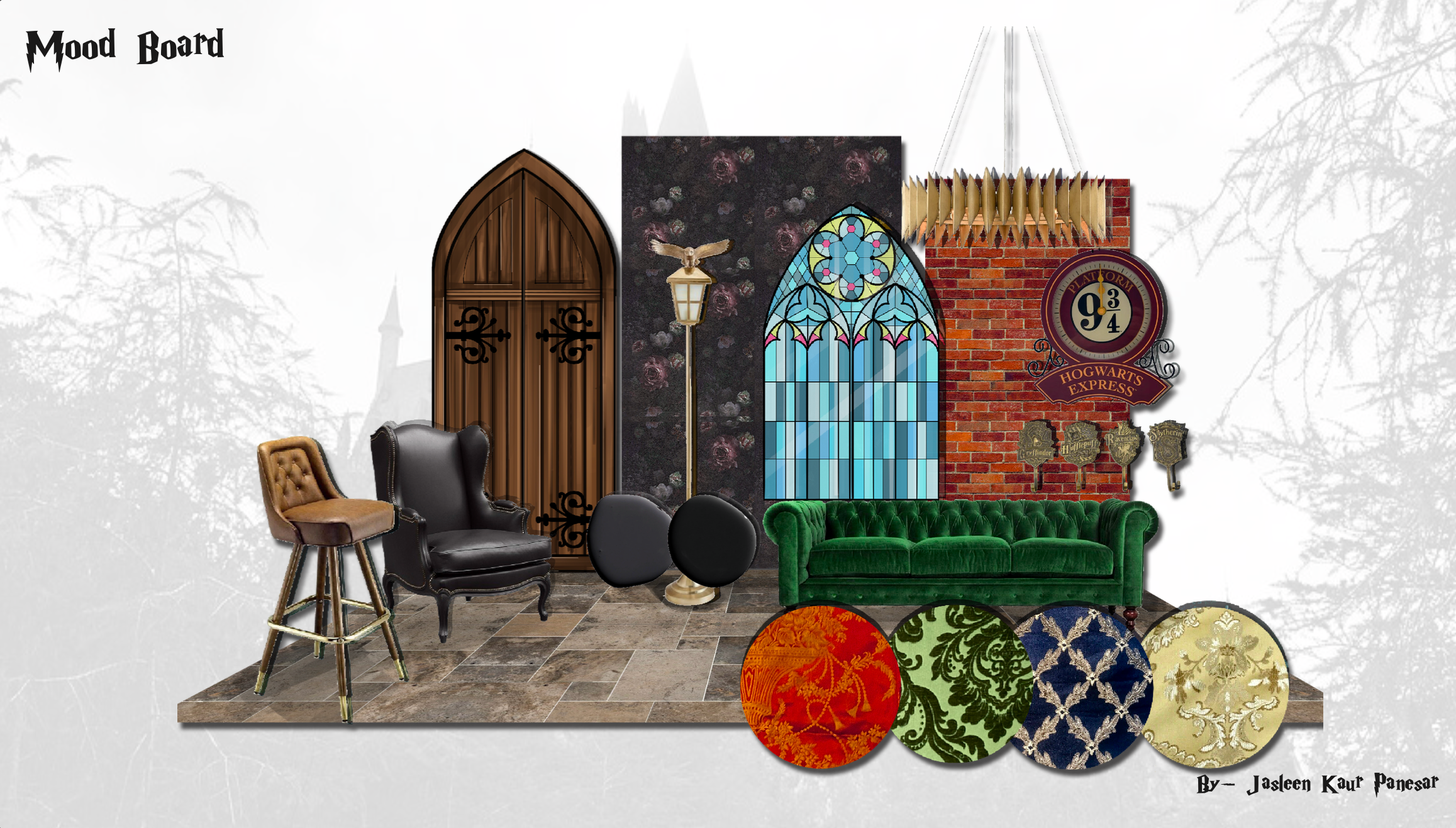 JasleenPanesar_HarryPotterCafe_MoodBoard - Jasleen Panesar