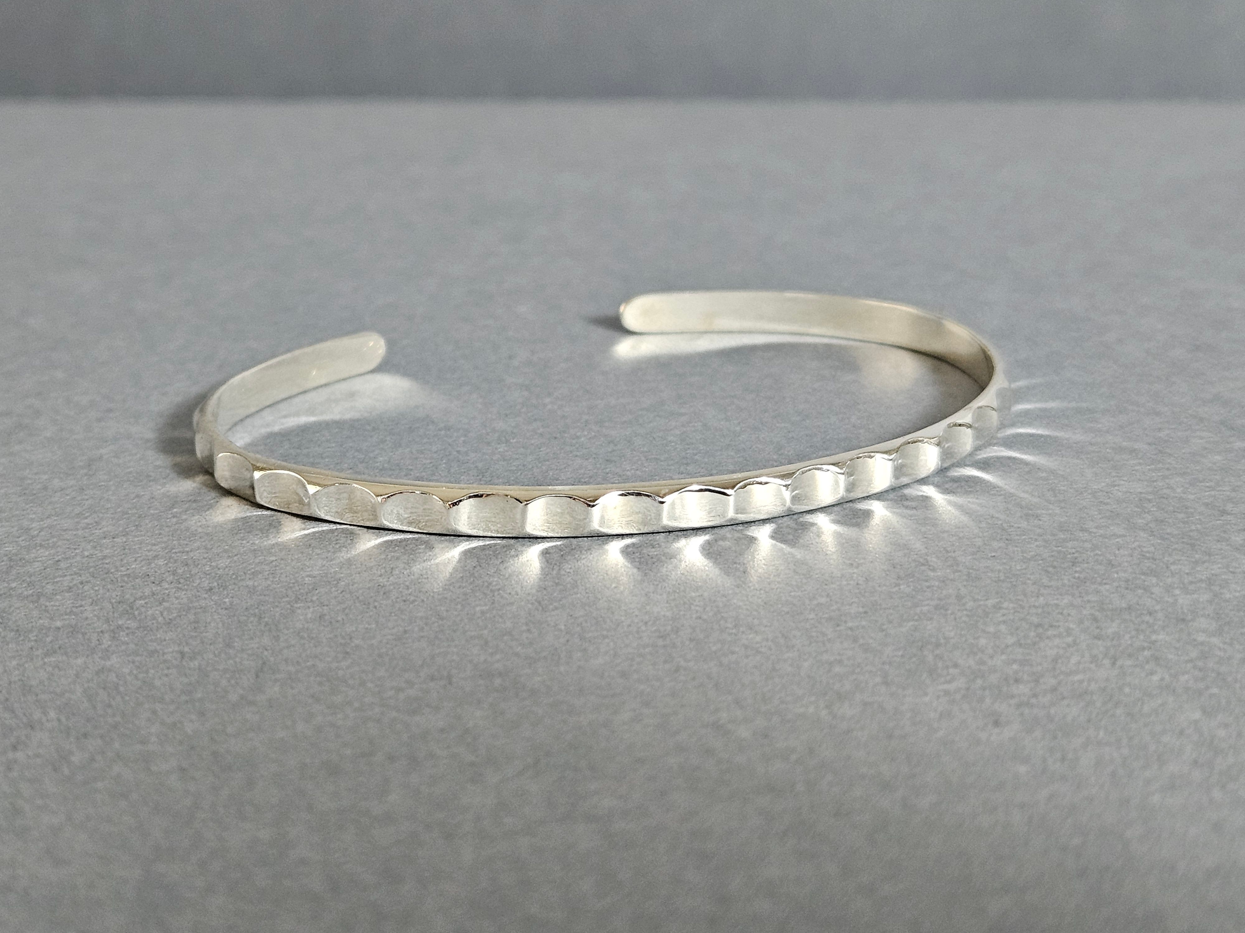 A simple silver cuff