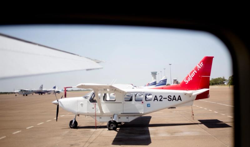 Maun airport planes