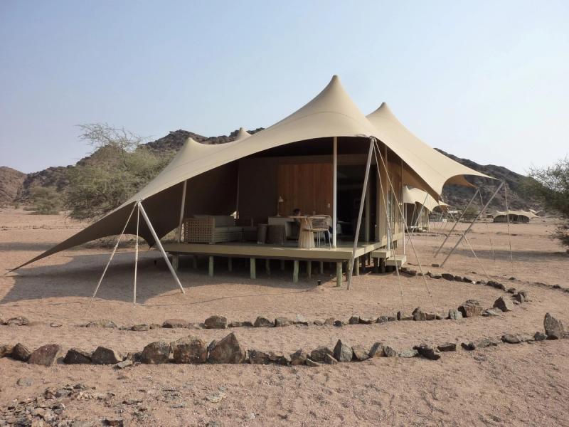 Hoanib Skeleton Coast camp in Namibia