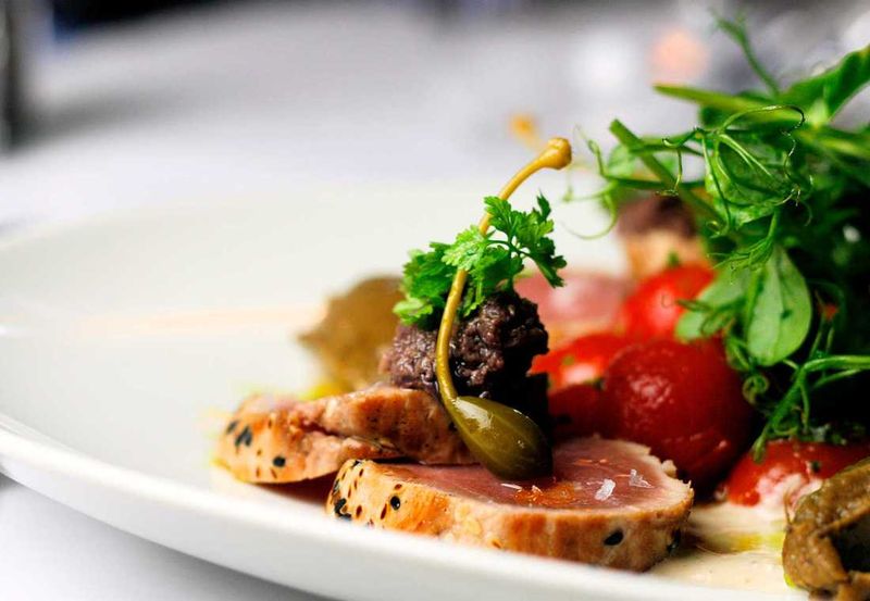 Each dish is piece of art thanks to Chef Laurent