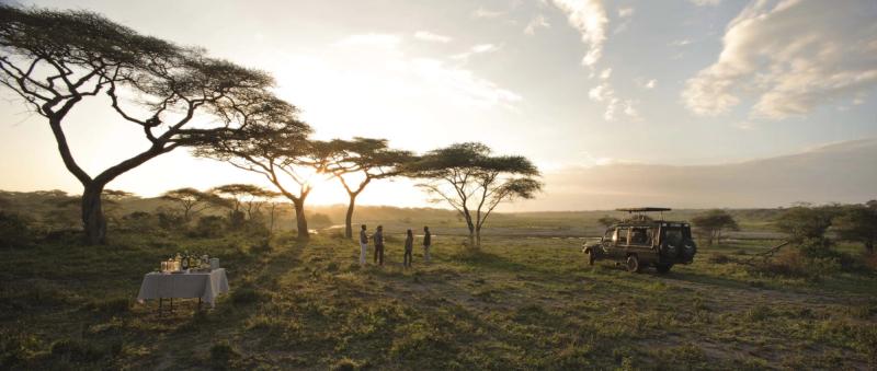 Pôs do Sol no Serengeti