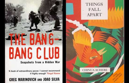 Bang Bang Club and Things Fall Apart book covers