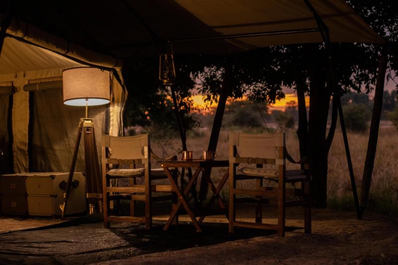 Pôr do sol na sua própria liga na África