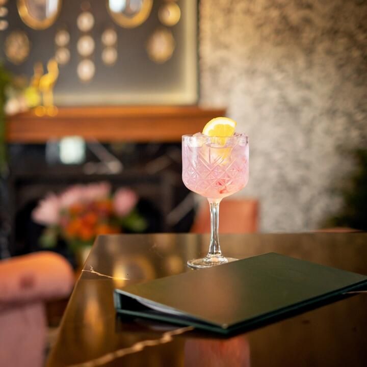 A cocktail at the Botany lounge