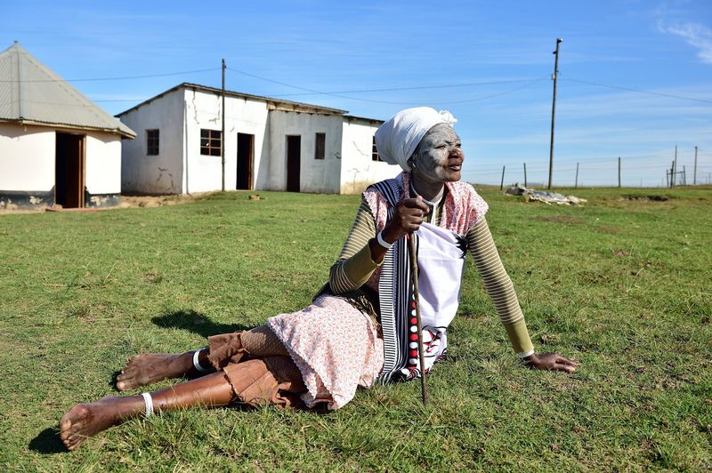 Xhosa woman in South Africa