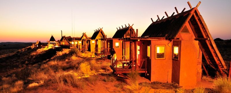 Last light at !Xaus Lodge in Kgalagadi Transfrontier Park
