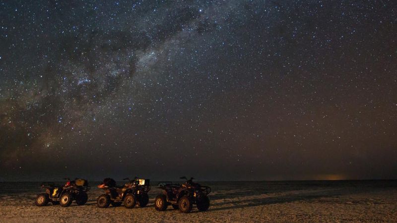 Sternenhimmel in der Kalahari in Botswana - der perfekte Ort für eine Verlobung in Afrika
