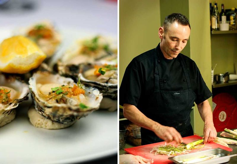 The famous fresh oysters of Bistrot Bizerca
