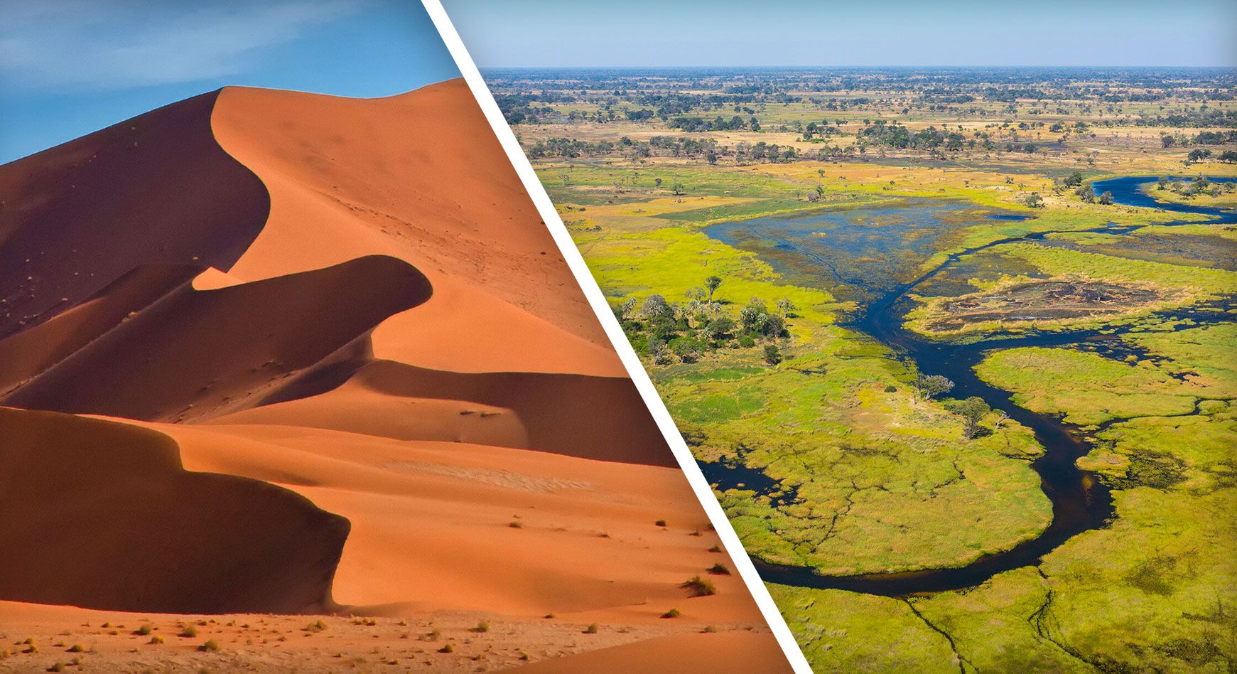 Serene Streams to Sacred Sands: Combining Namibia and Botswana Safaris