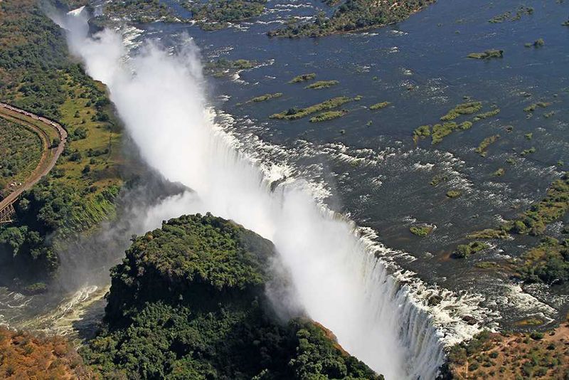 Helicopter Over Africa