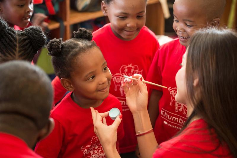 Kids at the Khumbulani Day Care Centre in Khayelitsha