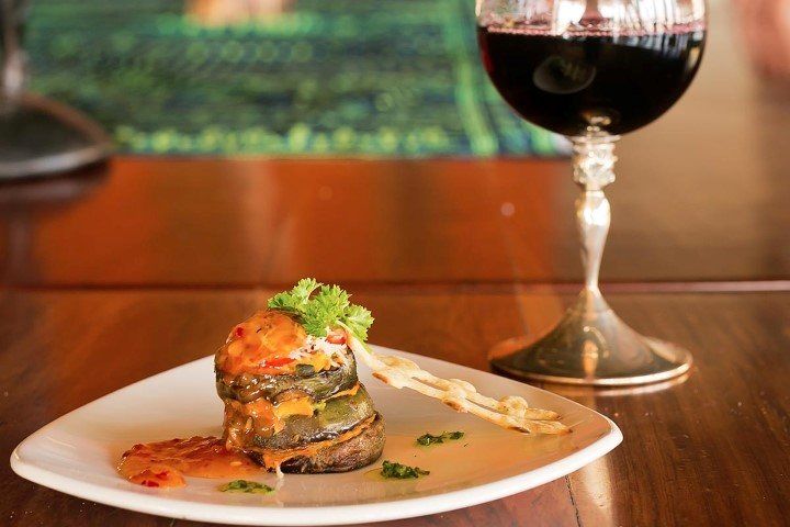 The Hide offers a selection of meat and vegetarian dishes