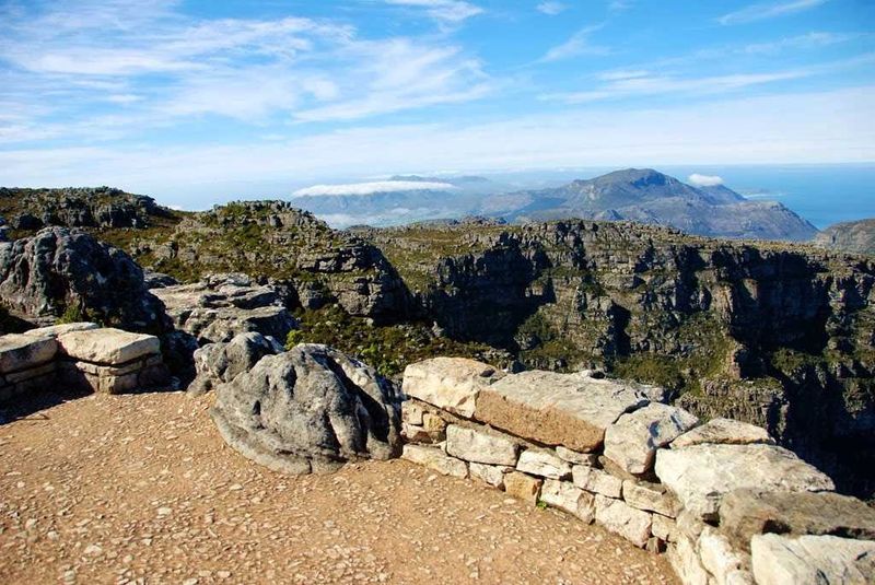"Being both of independent mind, Mark and I wandered away from each other, as we often do, absorbed in the scene and its network of rocky trails and viewpoints. One of the features I especially liked was the way the paths were constructed, winding through the existing rock. It looked very natural, blending with the mountain, and yet the paths were very easy to follow, interconnected, and leading to magnificent views."