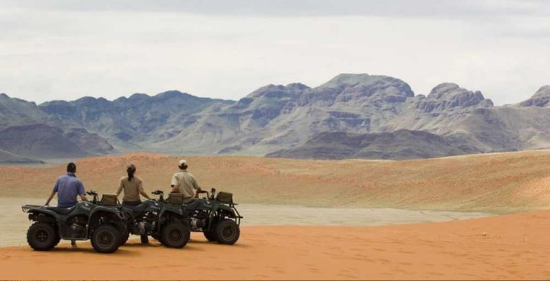 Quadbiking on the dunes of Sossusvlei
