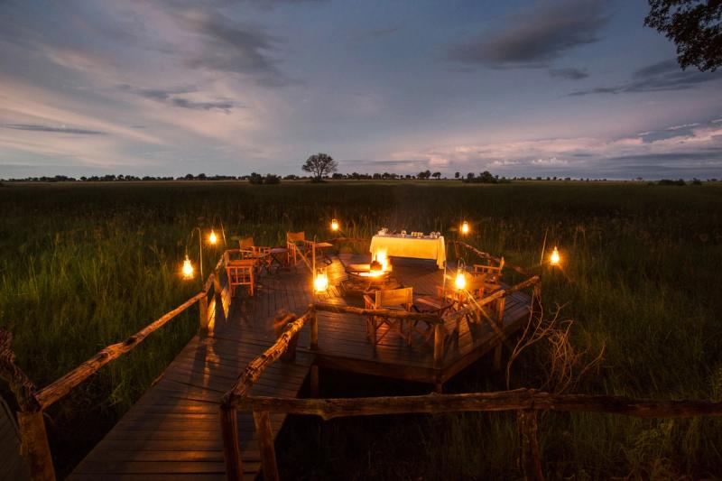 Diner dans le boma