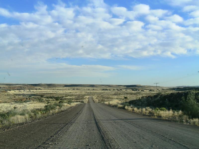 En voiture à travers la Namibie