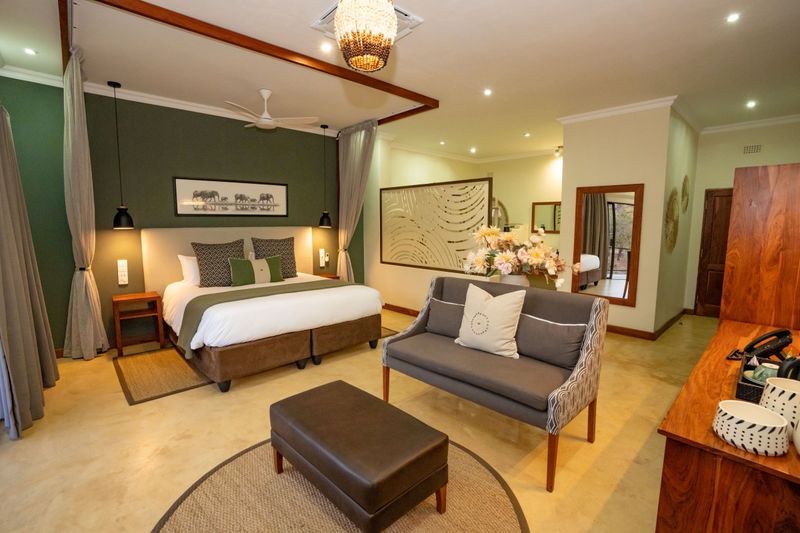 Habitaciones decoradas que ofrecen una rara elegancia africana