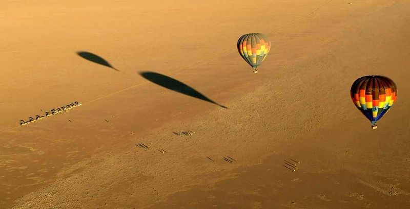 Hot Air Ballooning over Sossusvlei