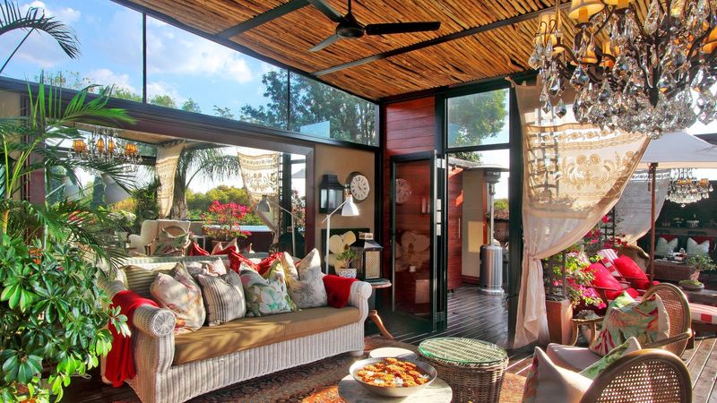 The hotel lounge at the residence is style in their signature opulent style