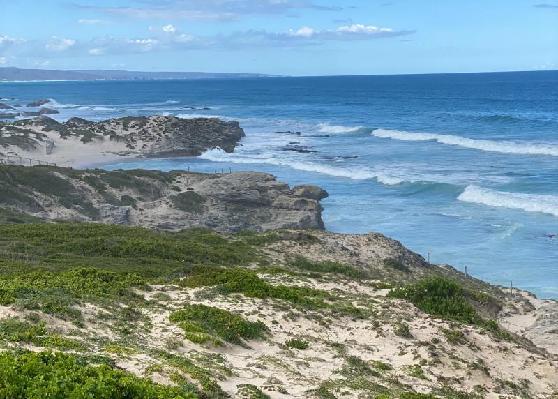 Im De Hoop Nature Reserve treffen sich Ozean und Fynbos-Vegetation