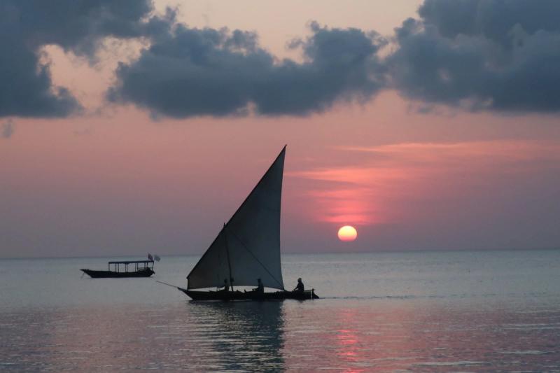 O final perfeito para um dia no romântico Zanzibar