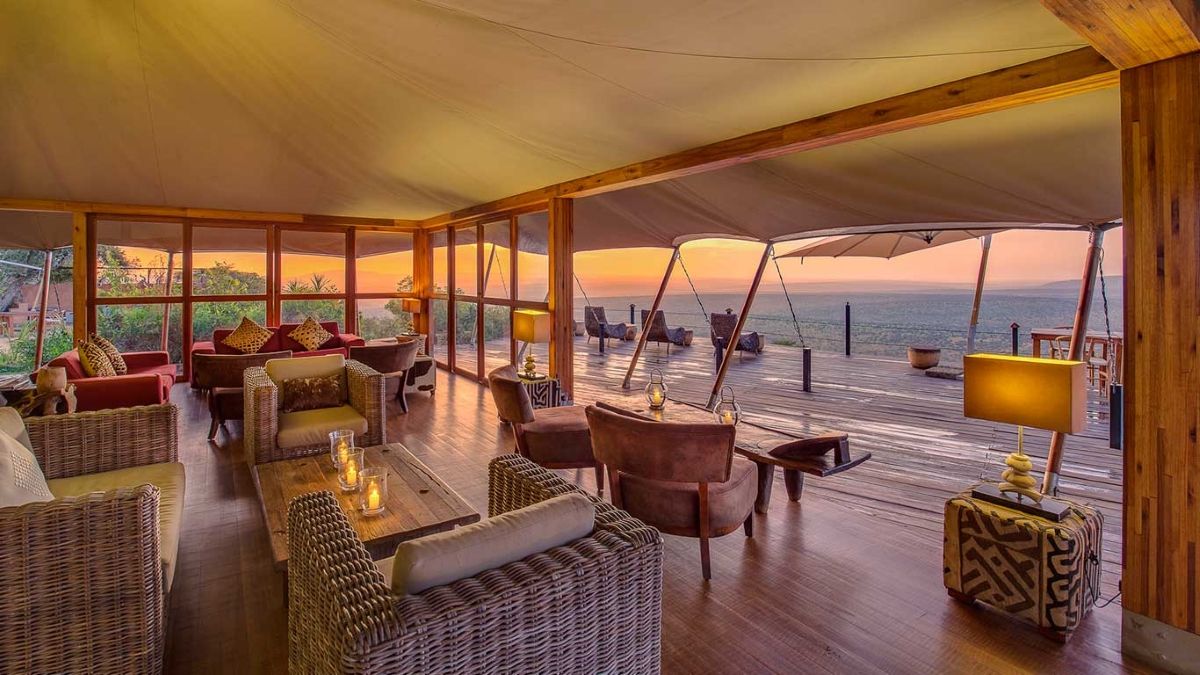 Loisaba Tented Camp's room view 